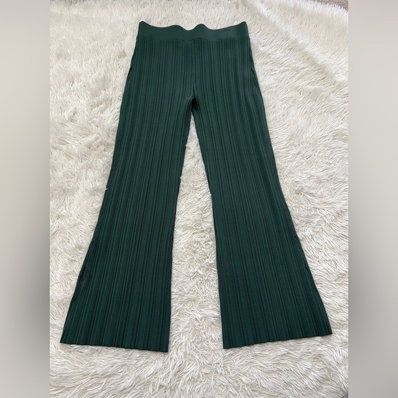 Veronica Beard Massaro Rib-Knit Pant - Size XL - NWT - forest green - Picture 8 of 10
